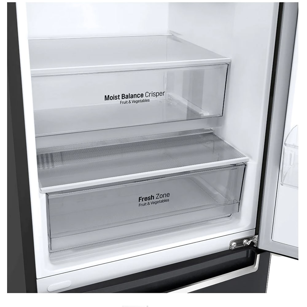 Combina frigorifica LG GBB62MCJMN, No Frost, 384 l, H 203 cm, Clasa E, negru