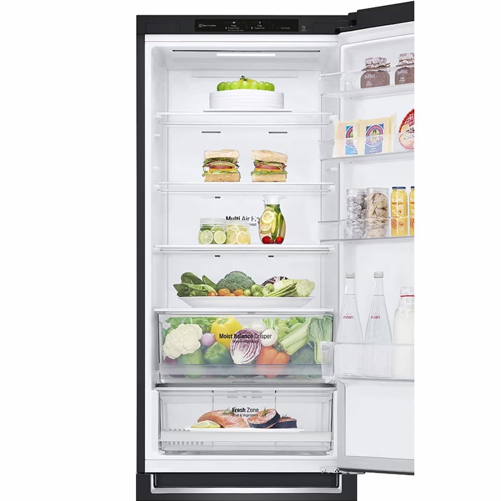 Combina frigorifica LG GBB62MCJMN, No Frost, 384 l, H 203 cm, Clasa E, negru