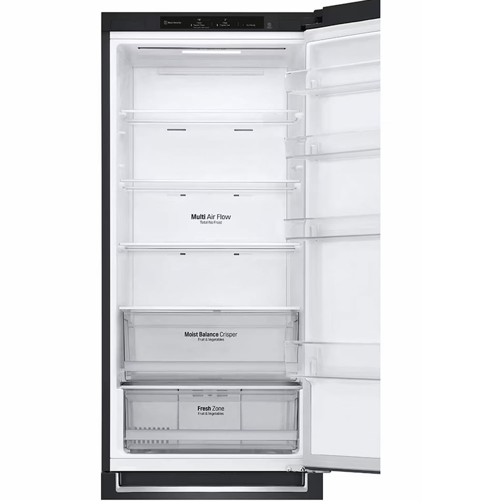 Combina frigorifica LG GBB62MCJMN, No Frost, 384 l, H 203 cm, Clasa E, negru