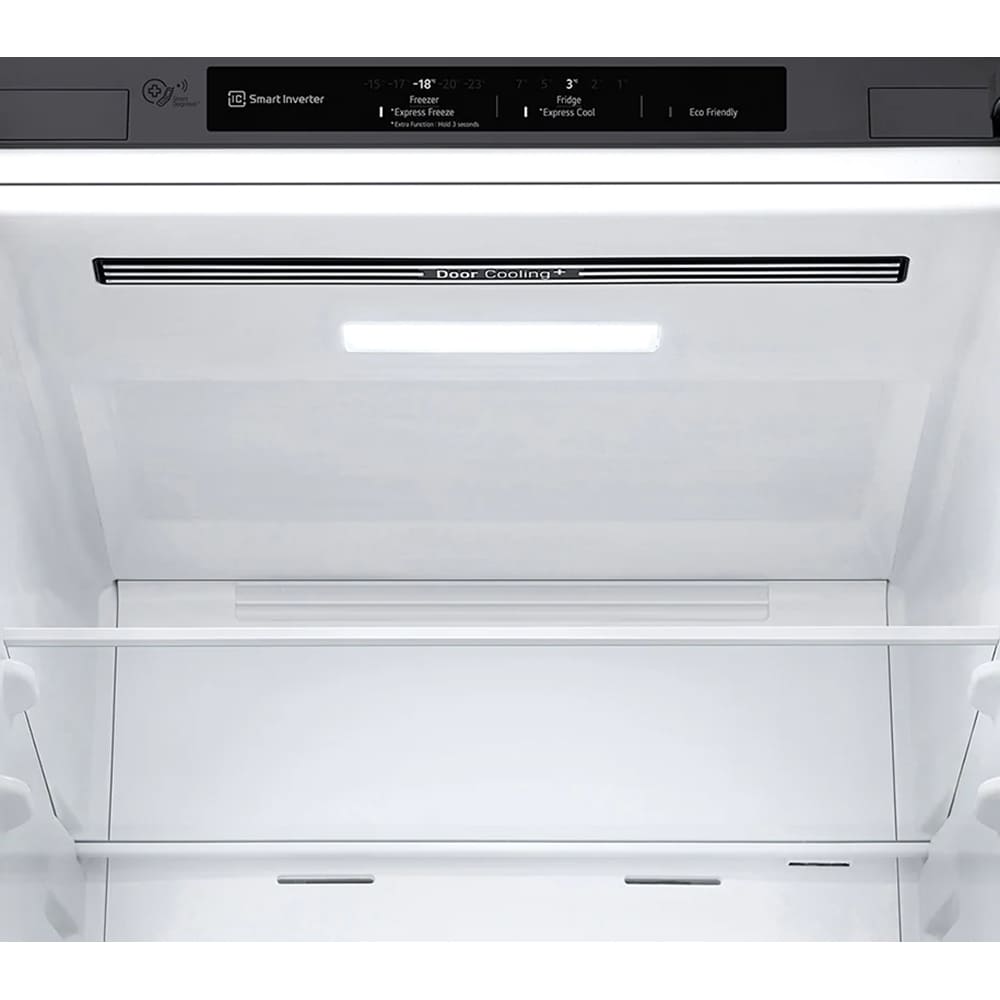 Combina frigorifica LG GBB62PZJMN, No Frost, 384 l, H 203 cm, Clasa E, argintiu