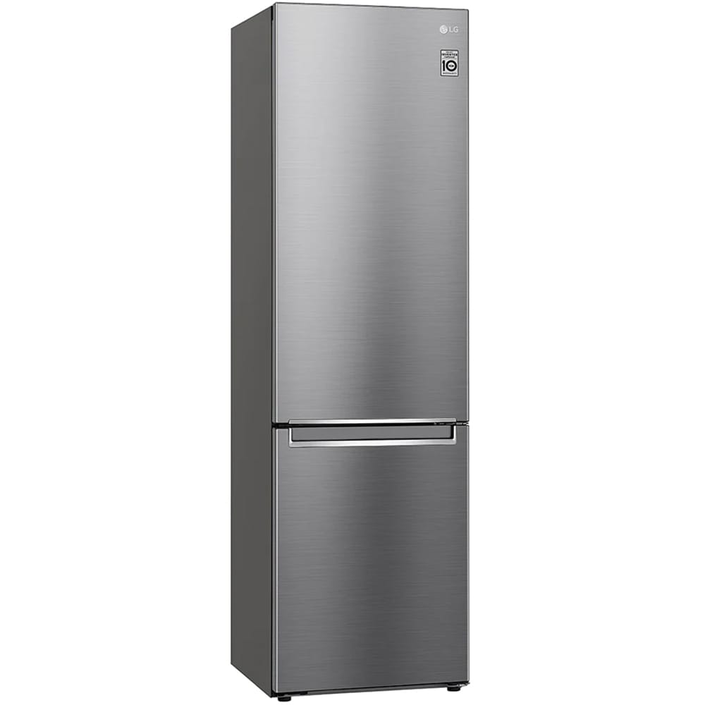 Combina frigorifica LG GBB62PZJMN, No Frost, 384 l, H 203 cm, Clasa E, argintiu