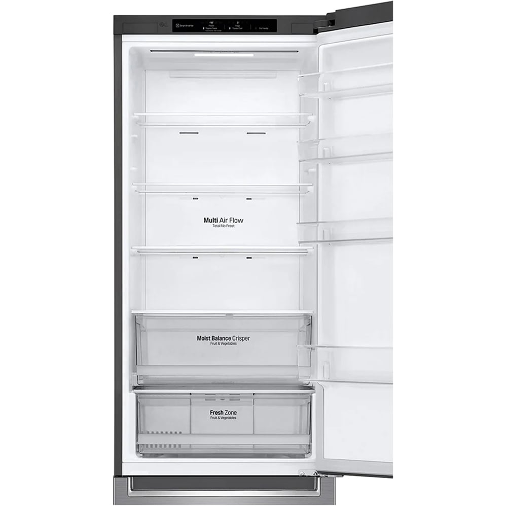 Combina frigorifica LG GBB62PZJMN, No Frost, 384 l, H 203 cm, Clasa E, argintiu