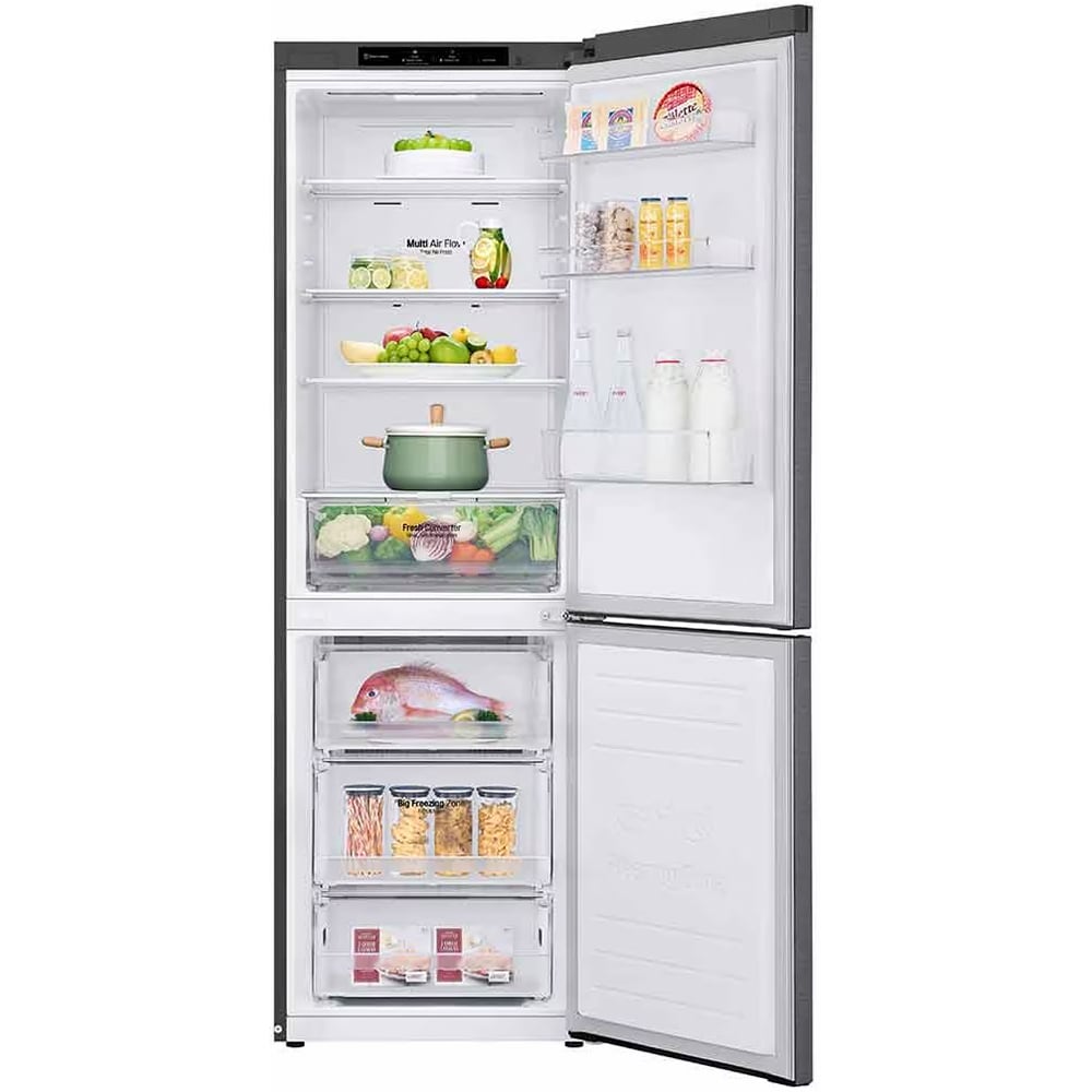 Combina frigorifica LG GBP61DSPGN, No Frost, 341 l, H 186, cm, Clasa D, grafit