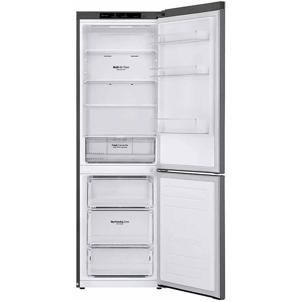 Combina frigorifica LG GBP61DSPGN, No Frost, 341 l, H 186, cm, Clasa D, grafit