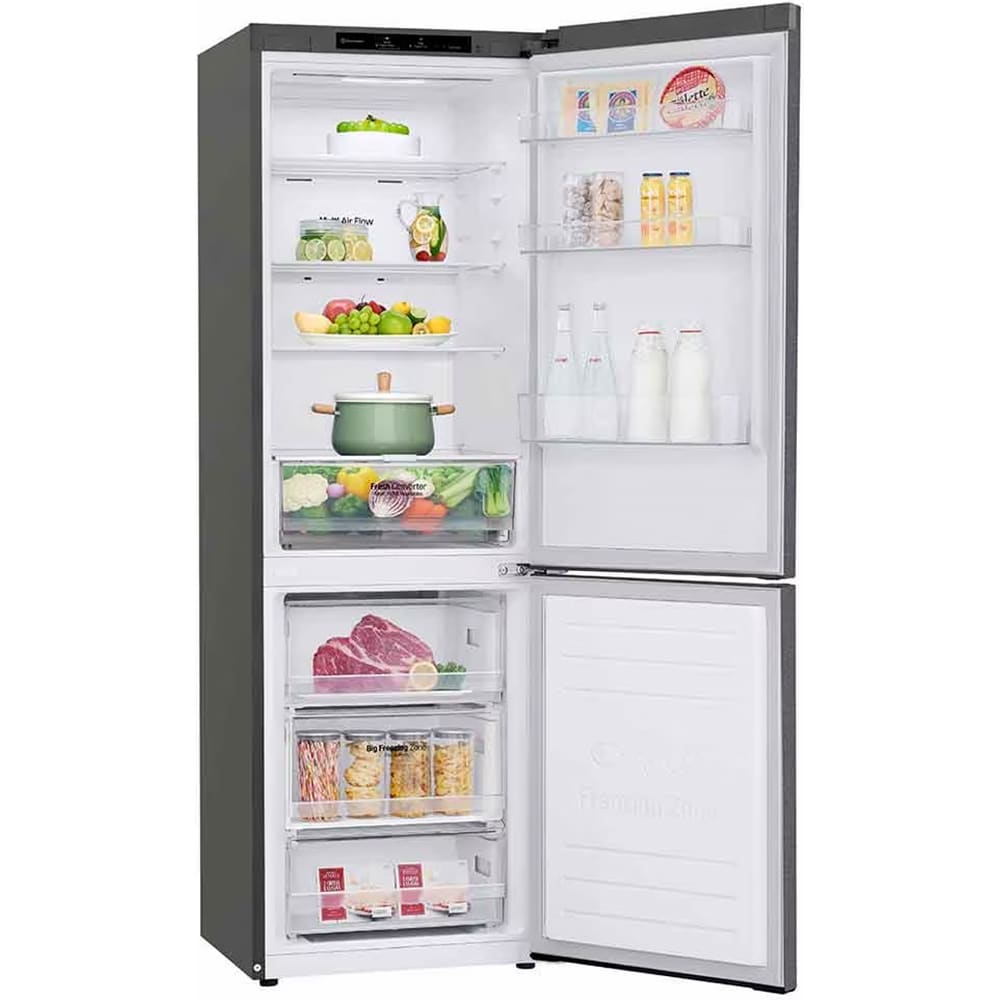 Combina frigorifica LG GBP61DSPGN, No Frost, 341 l, H 186, cm, Clasa D, grafit