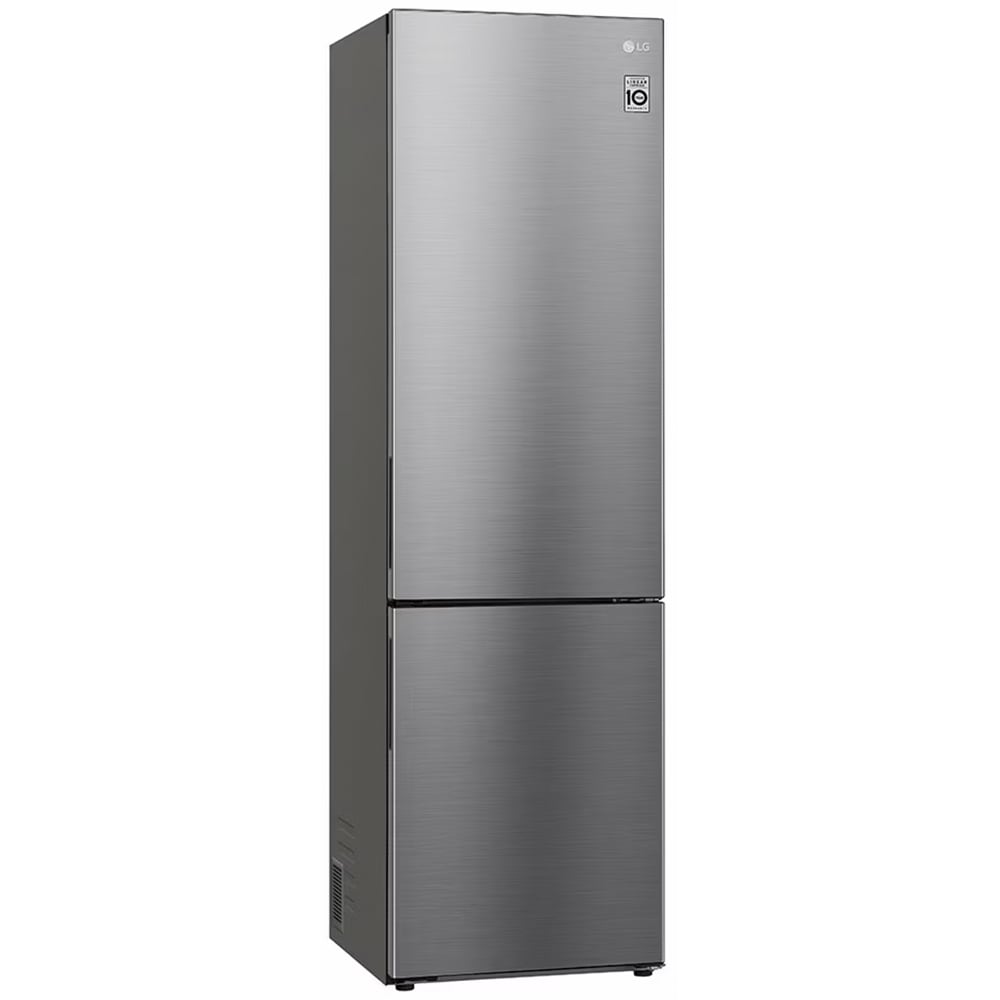 Combina frigorifica LG GBP62PZNAC, No Frost, 384 l, H 203 cm, Clasa A, argintiu