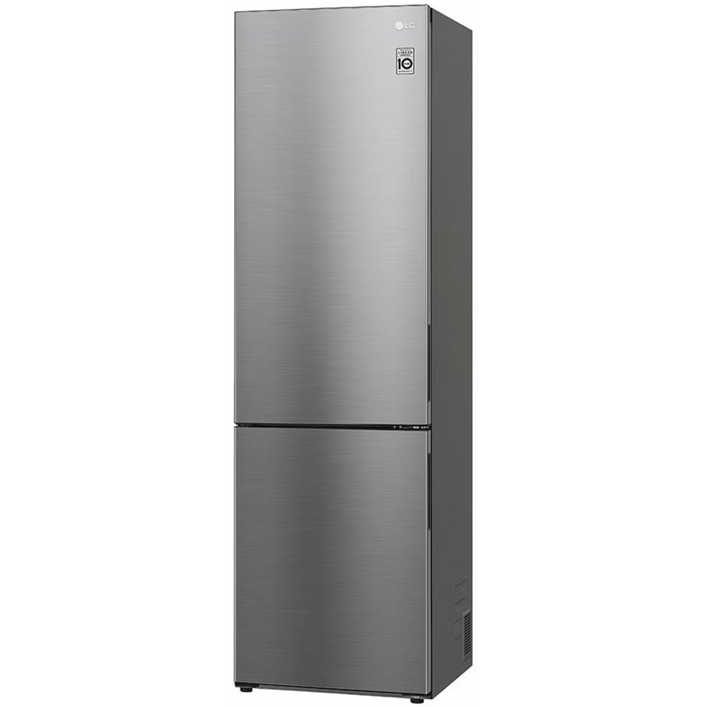 Combina frigorifica LG GBP62PZNAC, No Frost, 384 l, H 203 cm, Clasa A, argintiu
