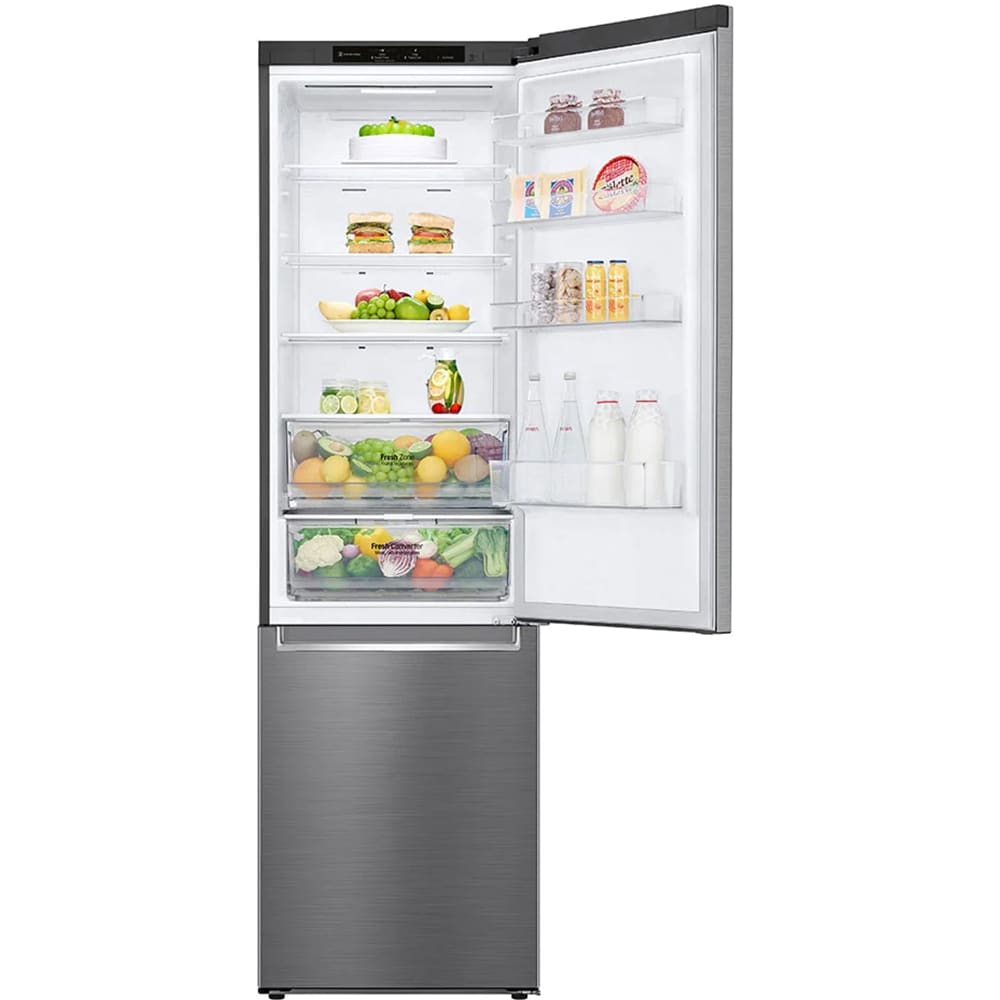 Combina Frigorifica LG GBP62PZNCN1, No Frost, 384 l, H 203 cm, Clasa C, argintiu