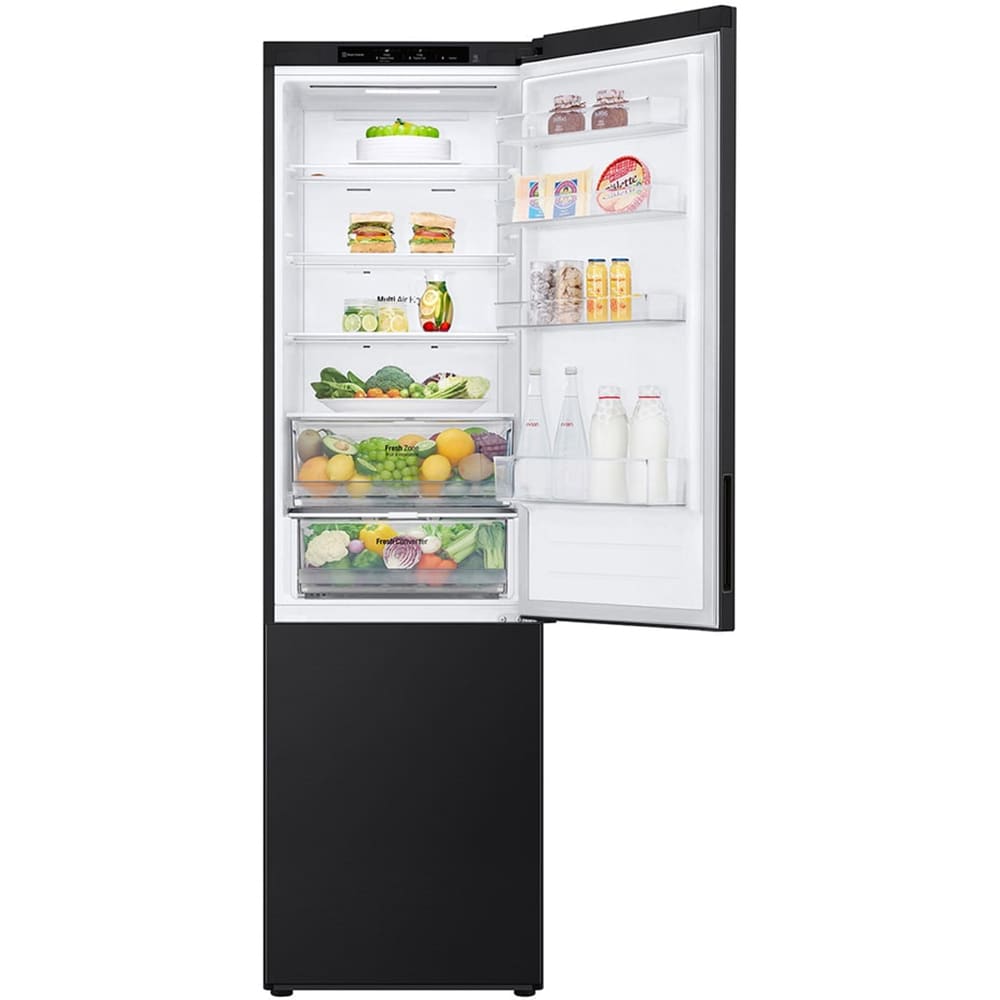 Combina frigorifica LG GBV22NCBEP, No Frost, 387 l, H 203 cm, Clasa B, negru
