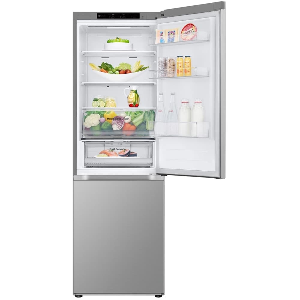 Combina frigorifica LG GBV3100DPY, No Frost, 344 l, H 186 cm, Clasa D, argintiu