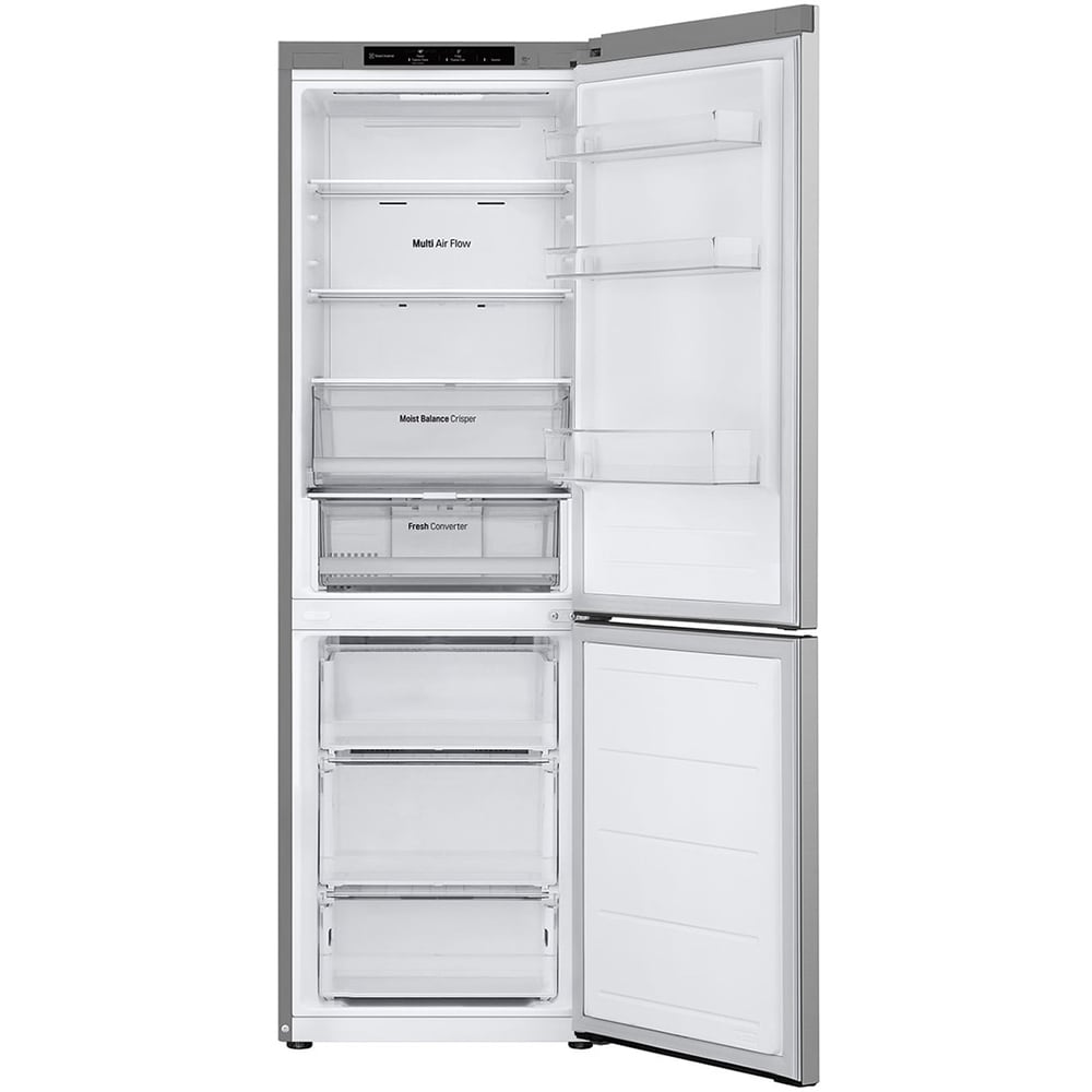 Combina frigorifica LG GBV3100EPY, No Frost, 344 l, H 186 cm, Clasa E, argintiu