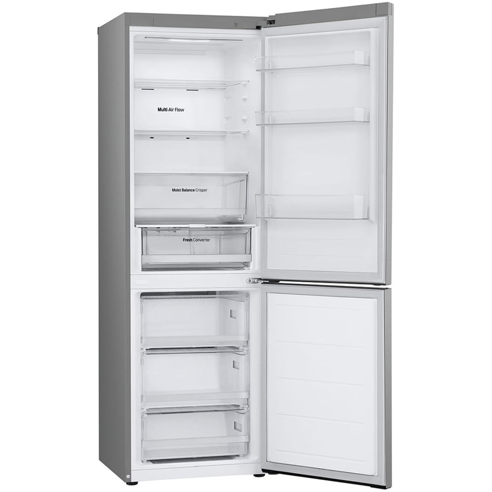 Combina frigorifica LG GBV3110EPY, No Frost, 344 l, H 186 cm, Clasa E, argintiu