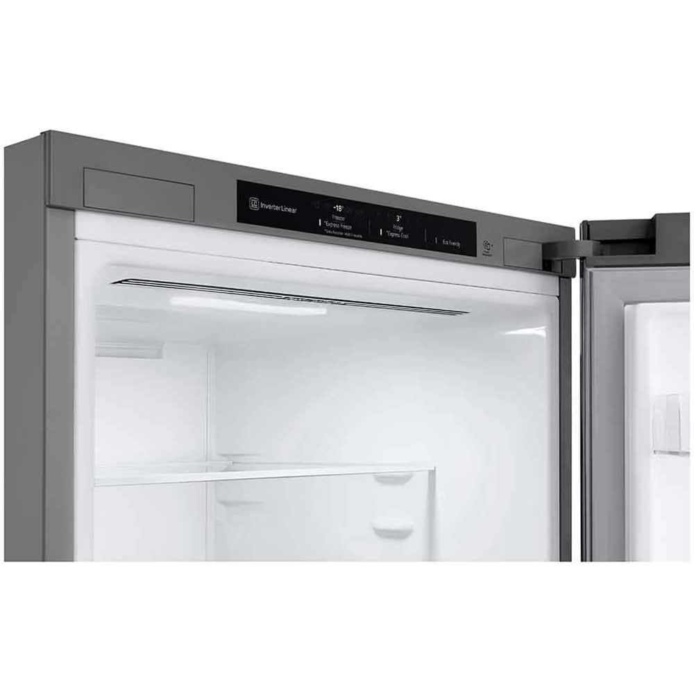 Combina frigorifica LG GBV3200DPY, No Frost, 387 l, H 203 cm, Clasa D, argintiu