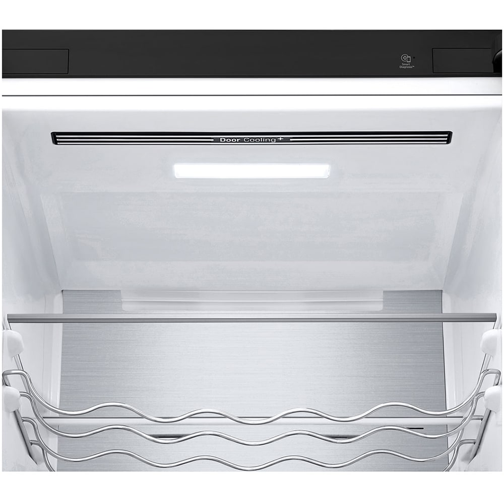 Combina frigorifica LG GBV7270DEV, No Frost, 387 l, H 203 cm, Clasa D, ThinQ, negru