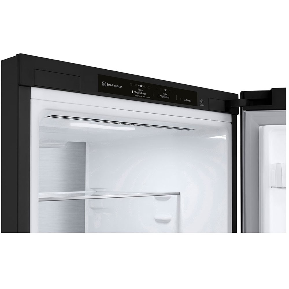 Combina frigorifica LG GBV7280DEV, No Frost, 387 l, H 203 cm, Clasa D, negru