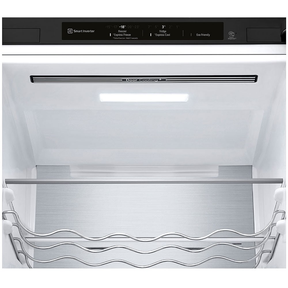 Combina frigorifica LG GBV7280DEV, No Frost, 387 l, H 203 cm, Clasa D, negru
