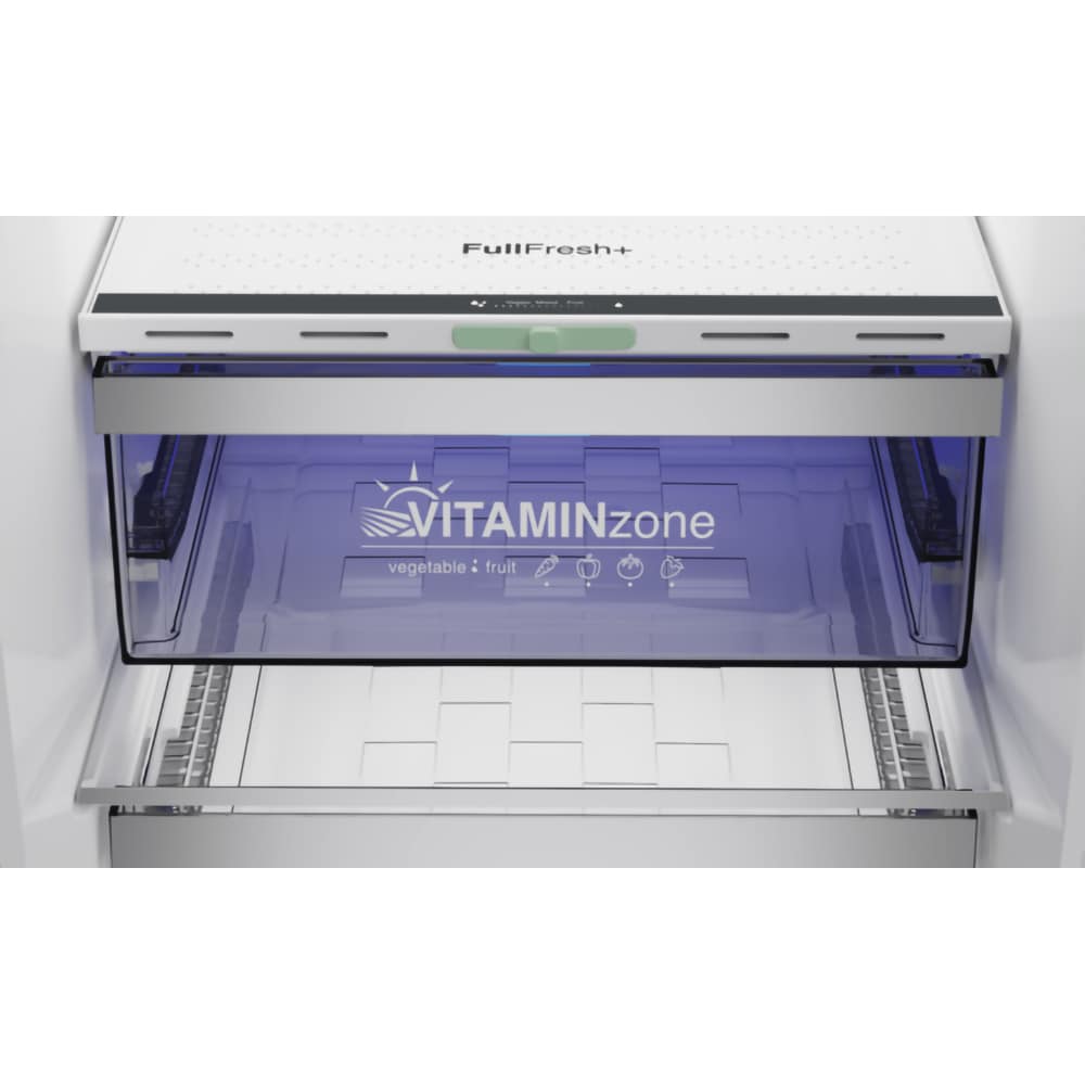 Combina frigorifica GRUNDIG GKPN66830LXR, No Frost, 316 l, H 186.5 cm, Clasa D, dark inox