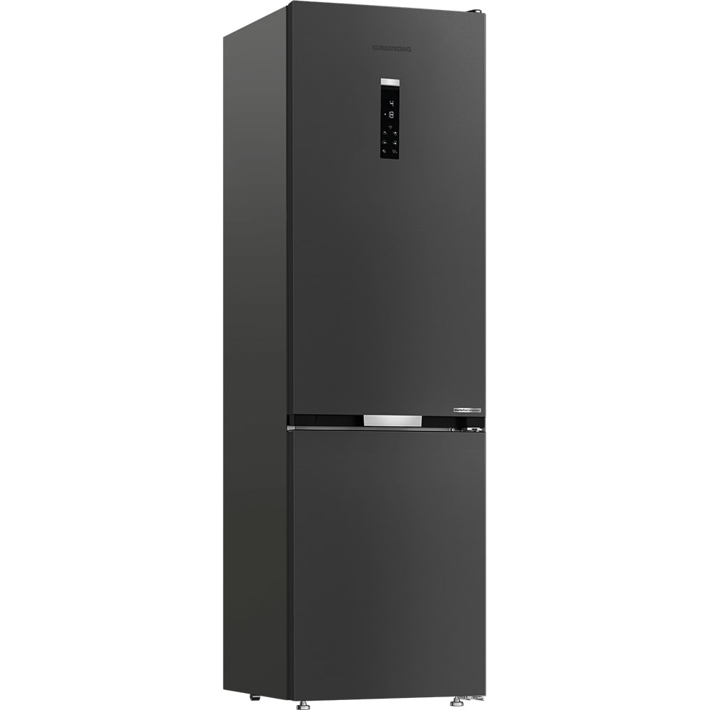 Combina frigorifica GRUNDIG GKPN66940LXRW, No Frost, 355 l, H 203 cm, Clasa C, dark inox