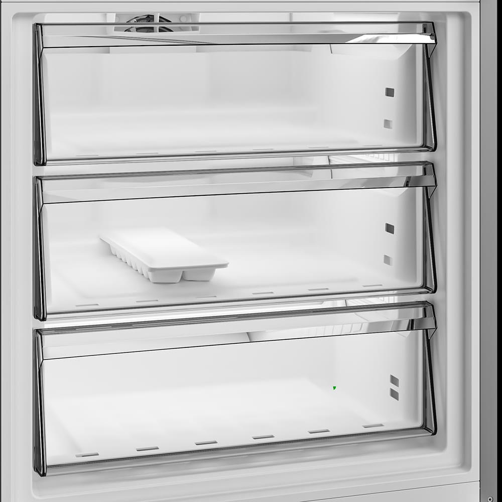 Combina frigorifica GRUNDIG GKPN6793XD, No Frost, 490 l, H 192 cm, Clasa D, dark inox