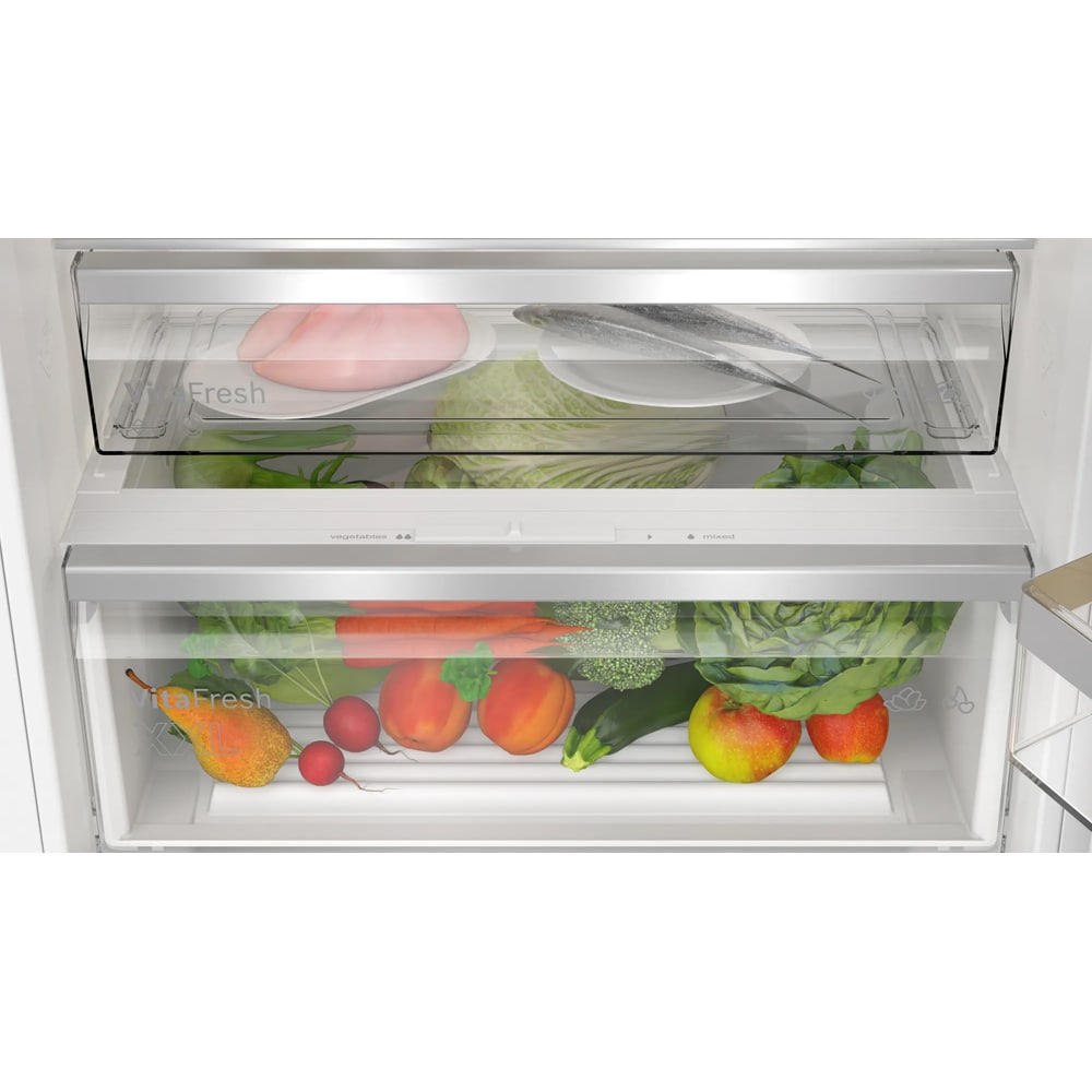 Combina frigorifica incorporabila BOSCH KBN96VFE0, No Frost, 383 l, H 193.5 cm, Clasa E