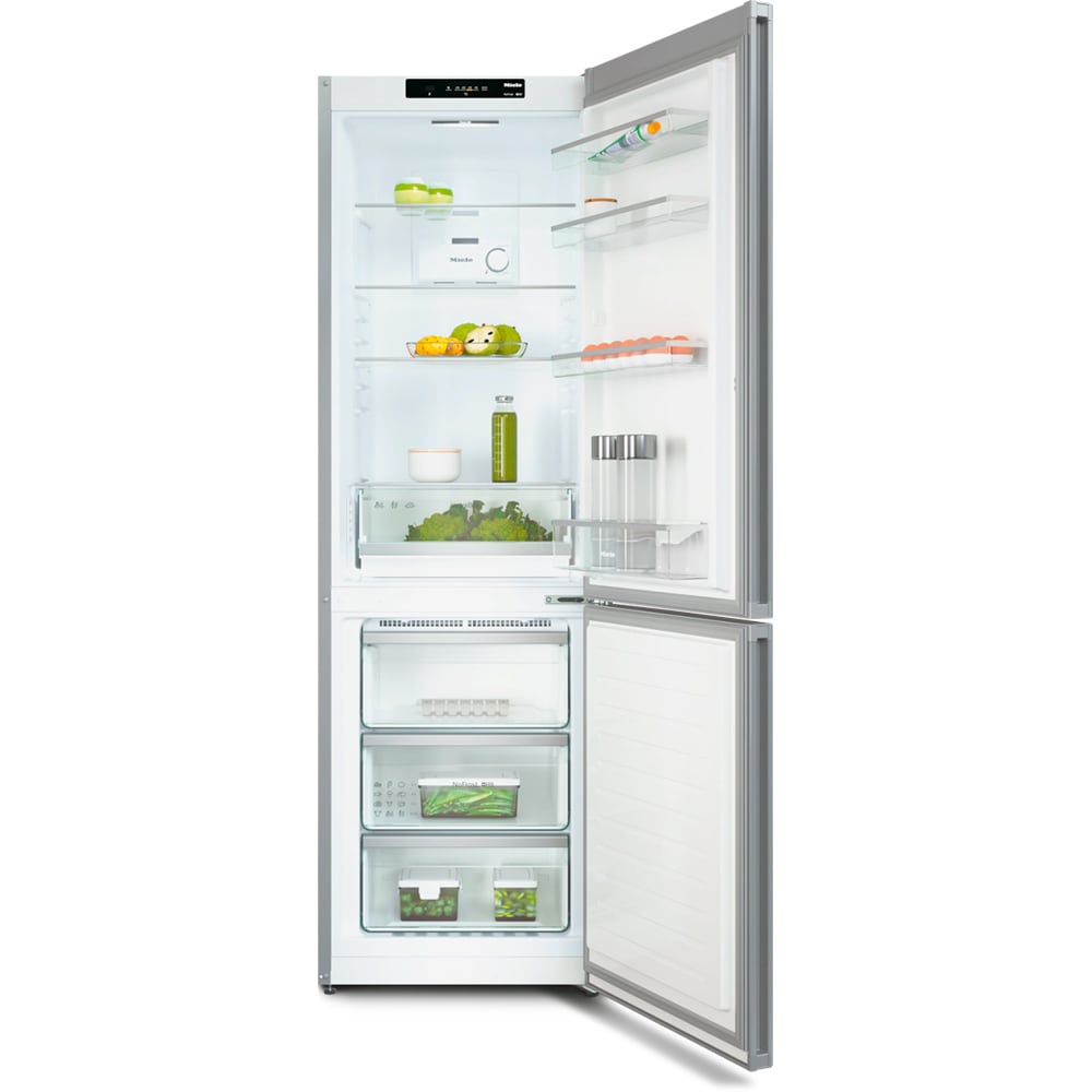 Combina frigorifica MIELE KDN 4174 E Active, No Frost, 305 l, H 186 cm, Clasa E, argintiu