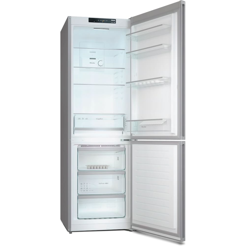 Combina frigorifica MIELE KDN 4174 E Active, No Frost, 305 l, H 186 cm, Clasa E, argintiu