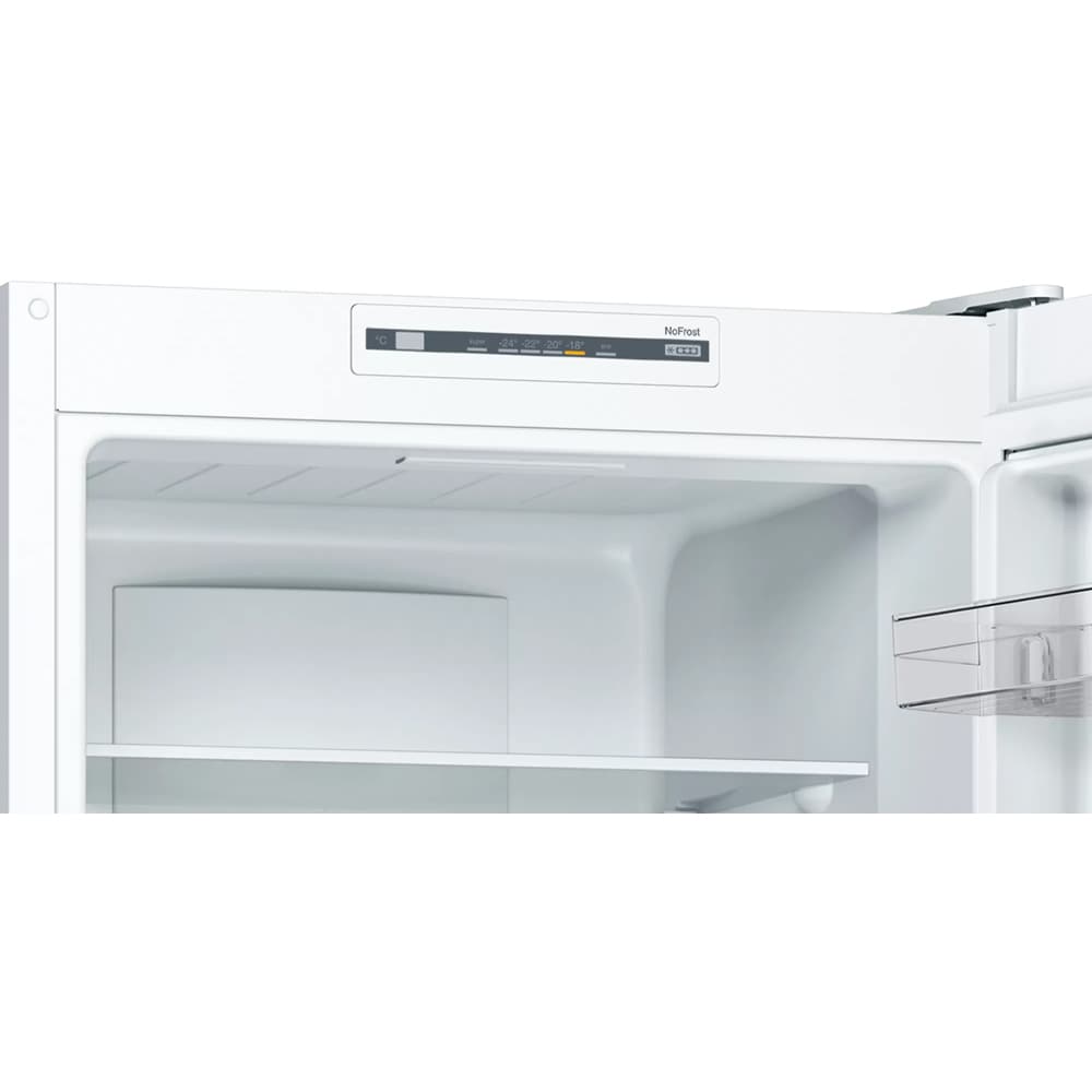 Combina frigorifica BOSCH KGN33NWEB, No Frost, 282 l, H 176 cm, Clasa E, alb