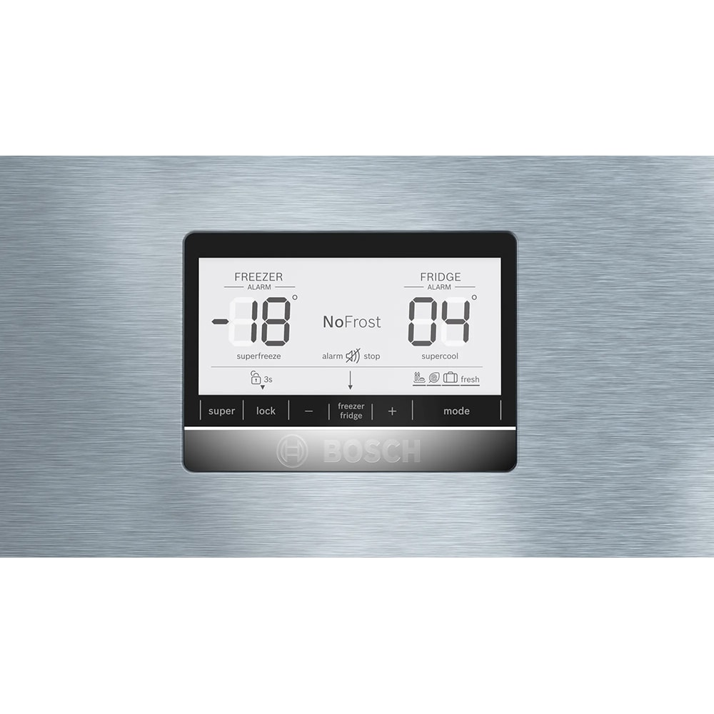 Combina frigorifica BOSCH KGN86AIDR, No Frost, 631 l, H 186 cm, Clasa D, inox antiamprenta