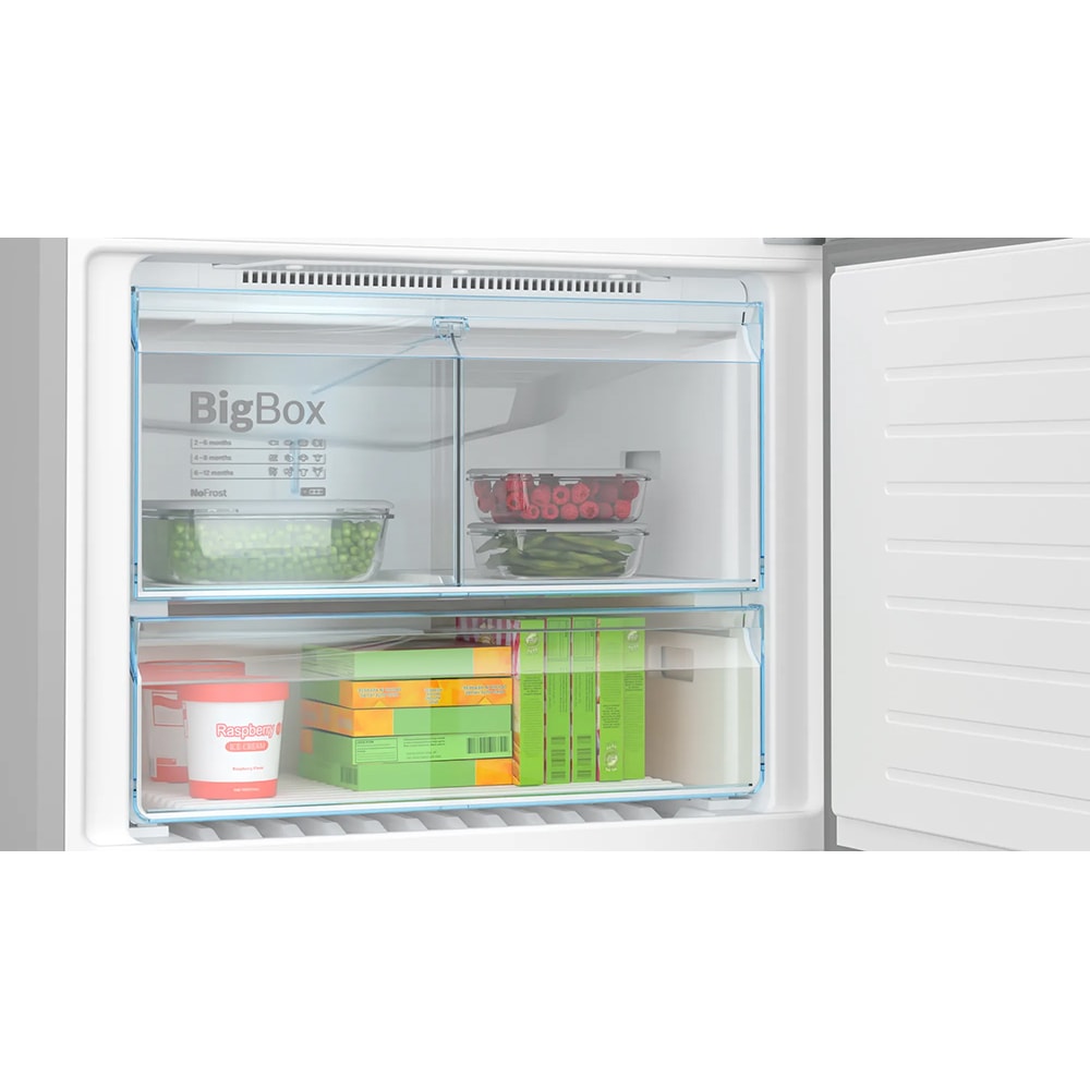Combina frigorifica BOSCH KGN86AIDR, No Frost, 631 l, H 186 cm, Clasa D, inox antiamprenta