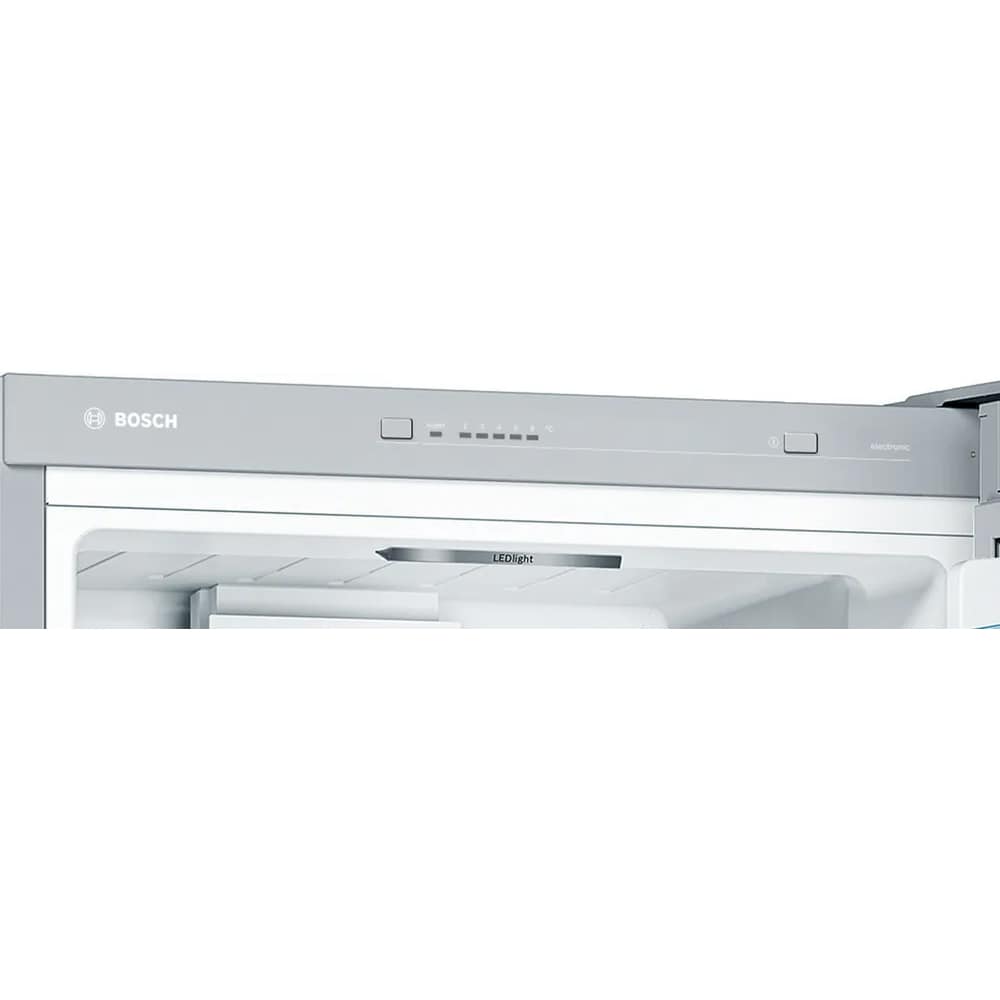 Combina frigorifica BOSCH KGV36VLEAS, 308 l, H 186 cm, Clasa E, argintiu