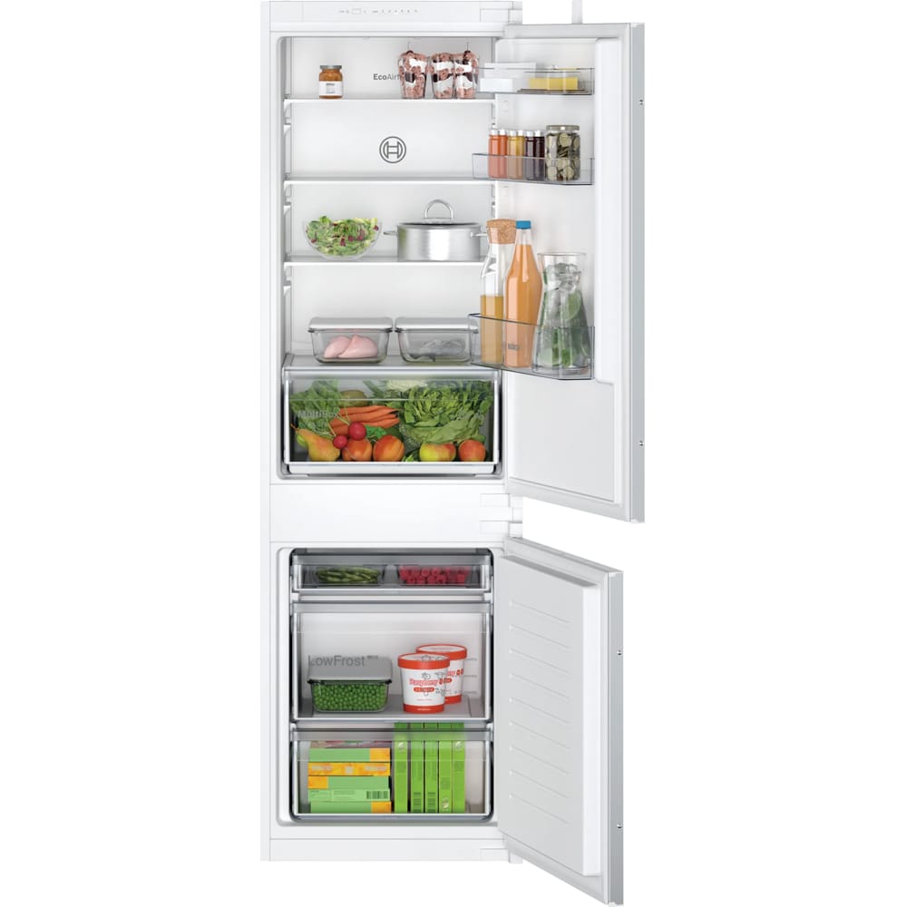 Combina frigorifica incorporabila BOSCH KIV86NSE0, Low Frost, 267 l, H 177 cm, Clasa E