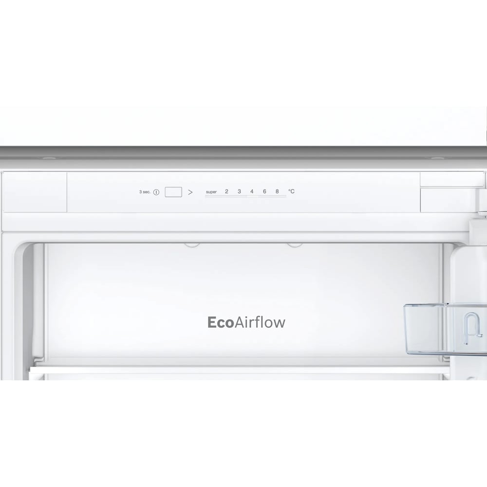 Combina frigorifica incorporabila BOSCH KIV86NSE0, Low Frost, 267 l, H 177 cm, Clasa E