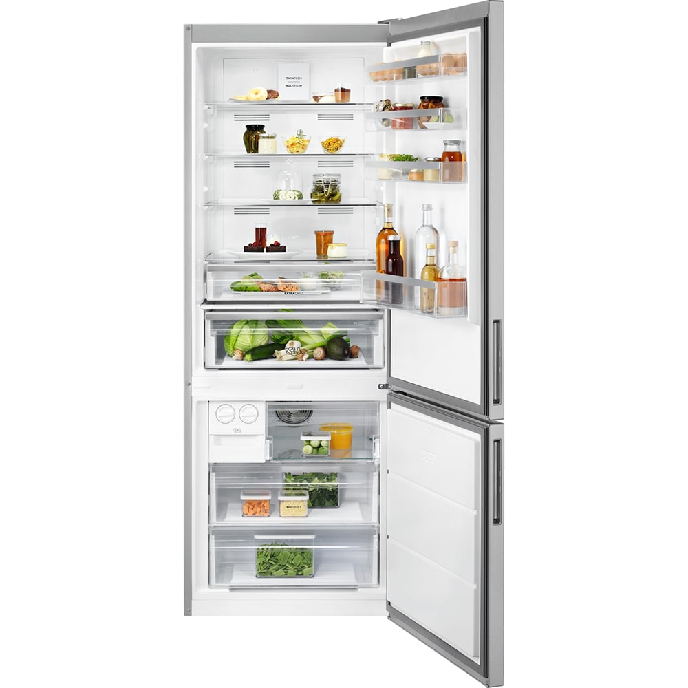 Combina frigorifica ELECTROLUX LNT7MF46X2, No Frost, 481 l, H 192 cm, Clasa F, inox