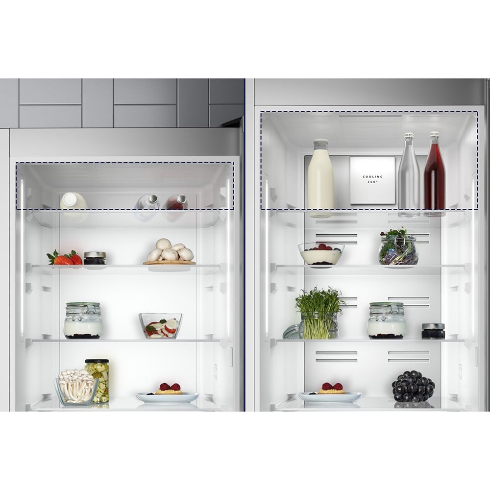 Combina frigorifica ELECTROLUX LNT7MF46X2, No Frost, 481 l, H 192 cm, Clasa F, inox