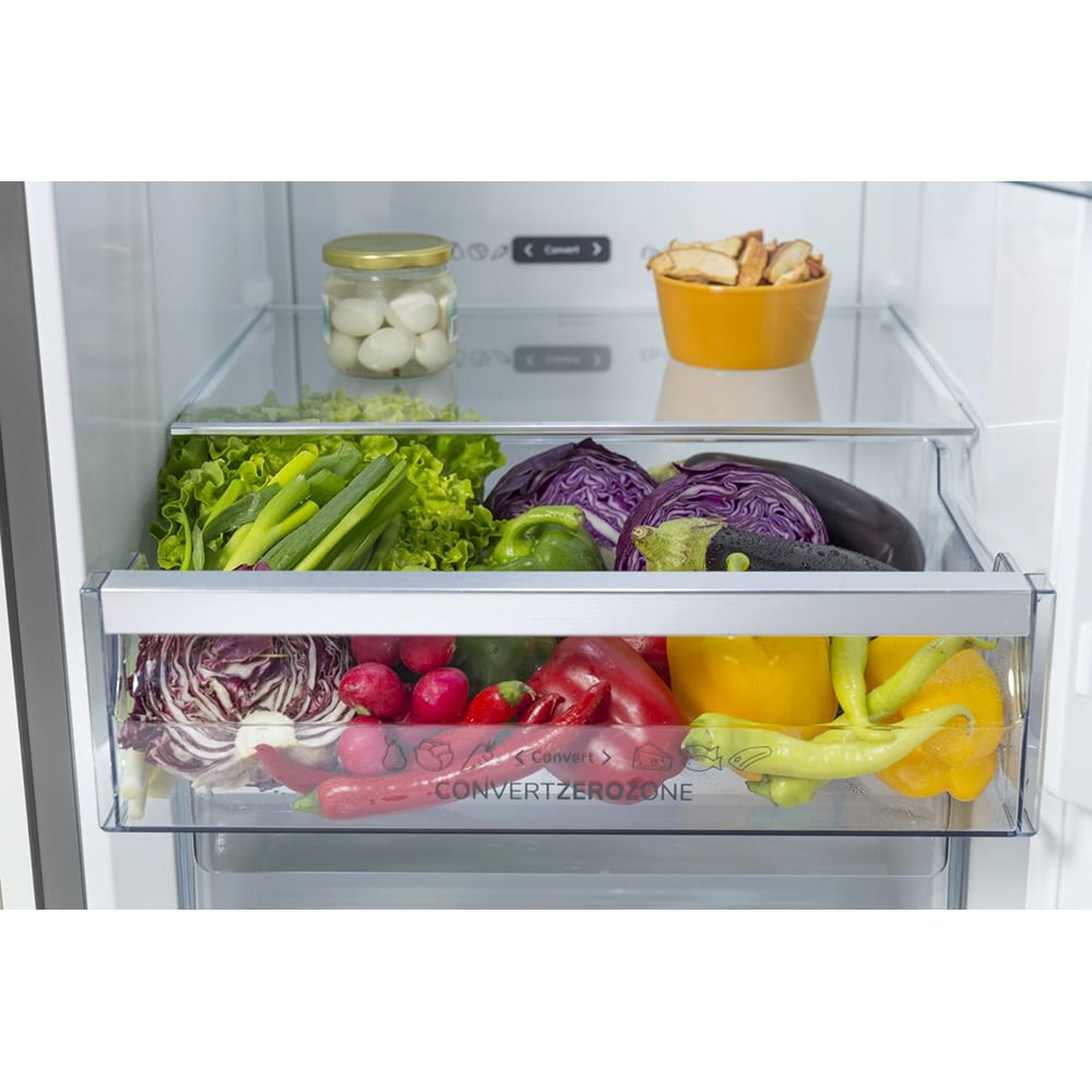 Combina frigorifica GORENJE NRC6194SXL4, No Frost Plus, 326 l, H 185 cm, Clasa C, inox