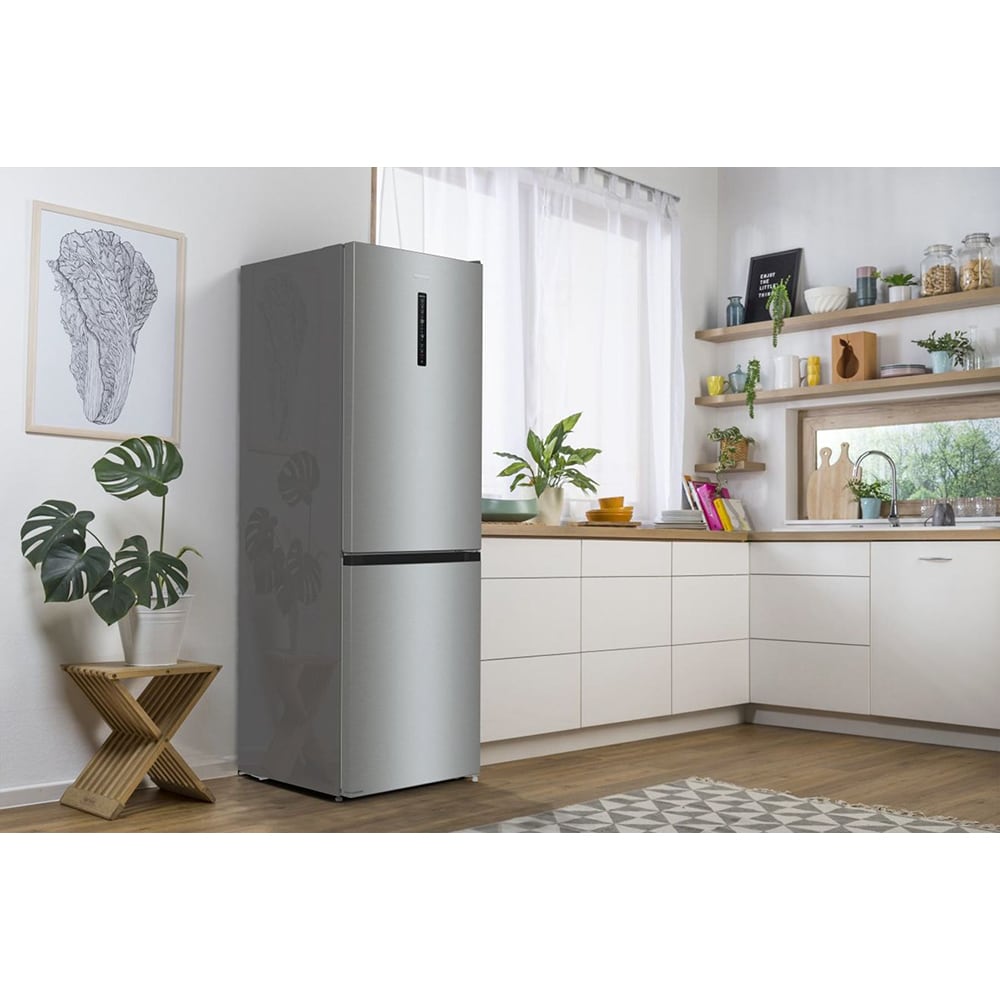 Combina frigorifica GORENJE NRC6194SXL4, No Frost Plus, 326 l, H 185 cm, Clasa C, inox