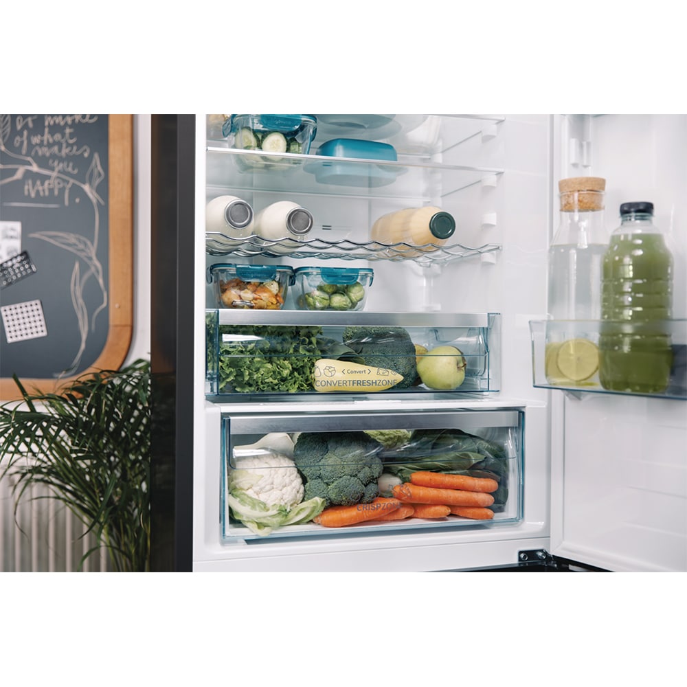 Combina frigorifica GORENJE NRK6192ABK4, No Frost Plus, 300 l, H 185 cm, Clasa E, negru