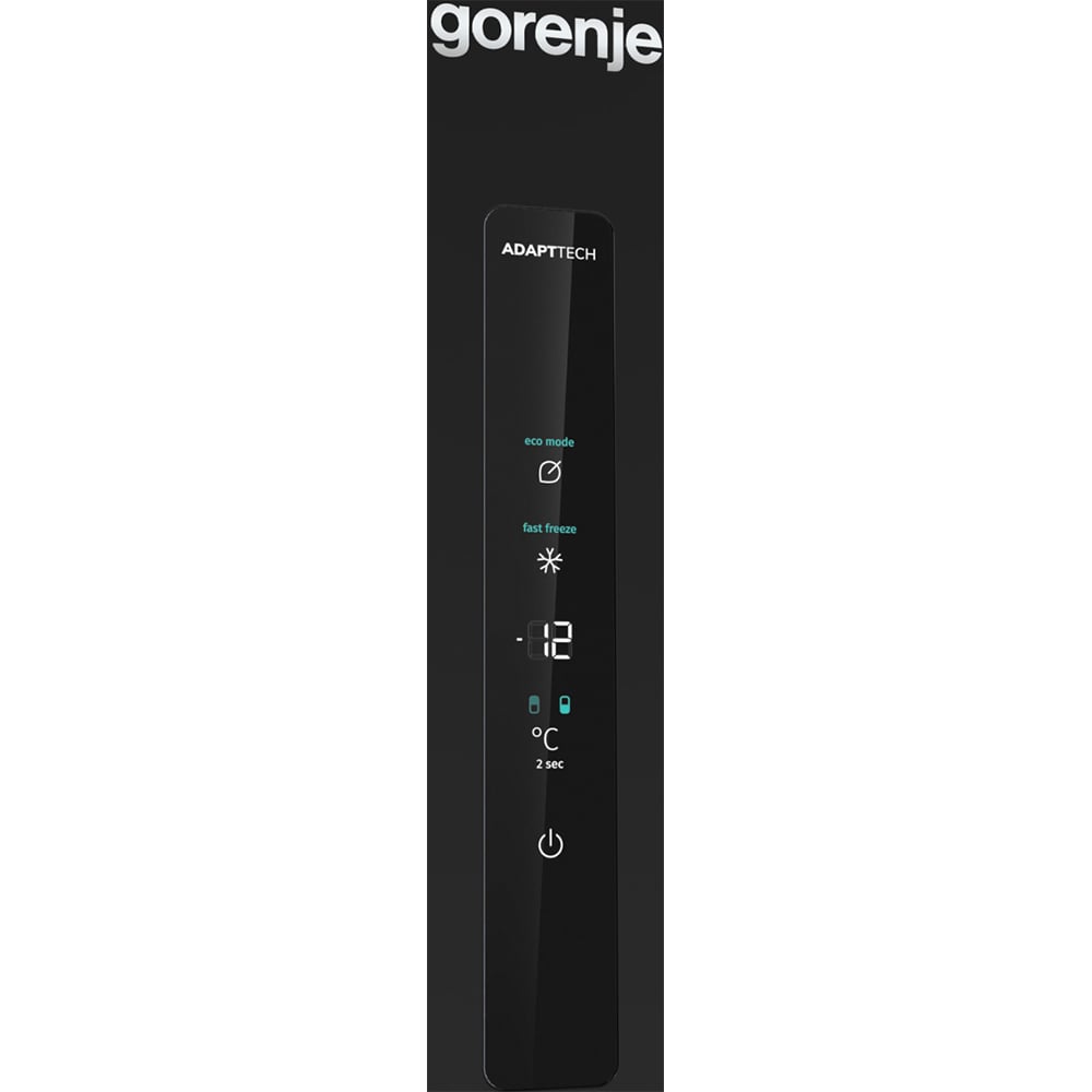 Combina frigorifica GORENJE NRK6192ABK4, No Frost Plus, 300 l, H 185 cm, Clasa E, negru