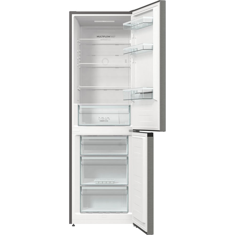 Combina frigorifica GORENJE NRK61CA2XL4, NoFrost Plus, 326 l, H 185 cm, Clasa C, argintiu