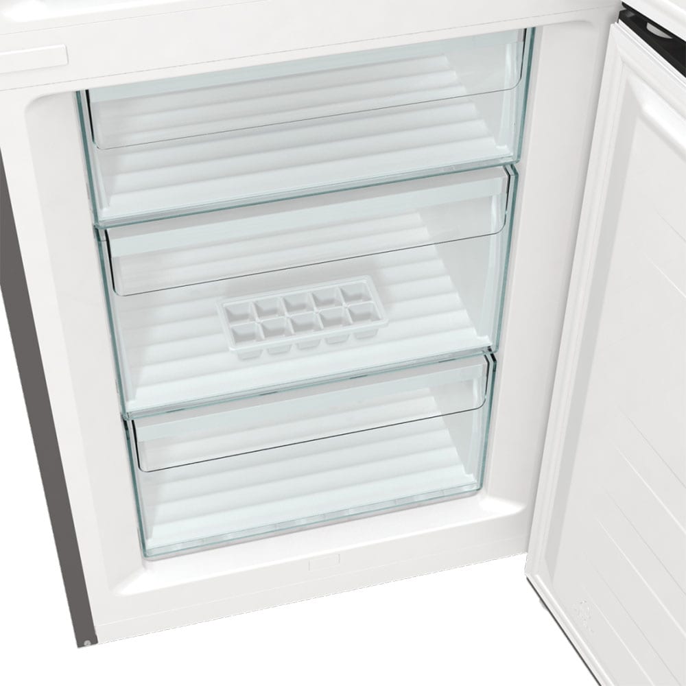 Combina frigorifica GORENJE NRK61CA2XL4, NoFrost Plus, 326 l, H 185 cm, Clasa C, argintiu