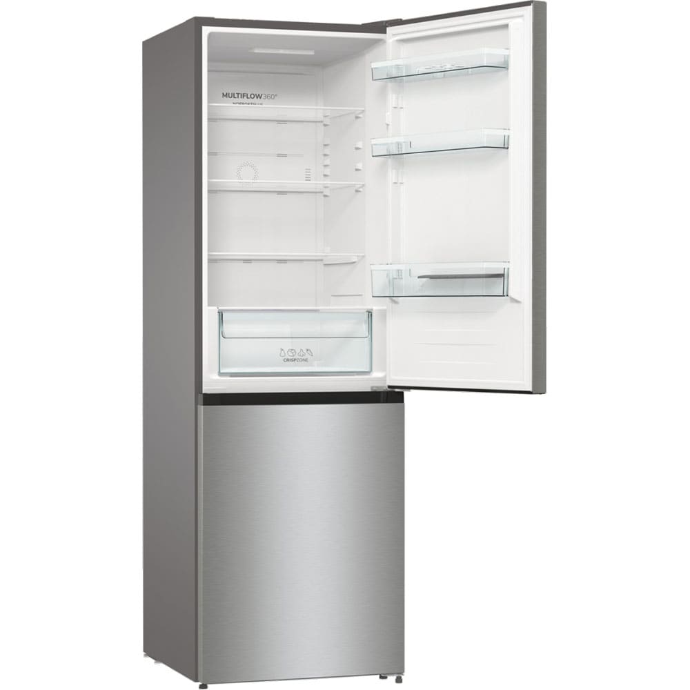 Combina frigorifica GORENJE NRK61CA2XL4, NoFrost Plus, 326 l, H 185 cm, Clasa C, argintiu