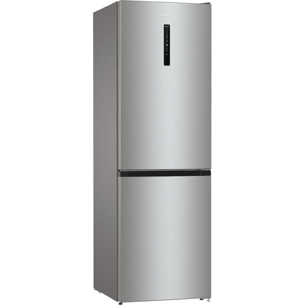 Combina frigorifica GORENJE NRK61CAXL4, NoFrost Plus, 326 l, H 185 cm, Clasa C, argintiu