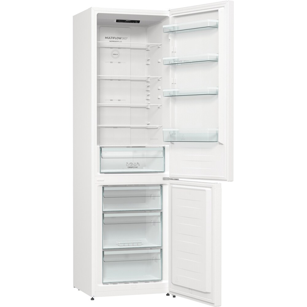 Combina frigorifica GORENJE NRK6201EW4, No Frost Plus, 331 l, H 200 cm, Clasa F, alb