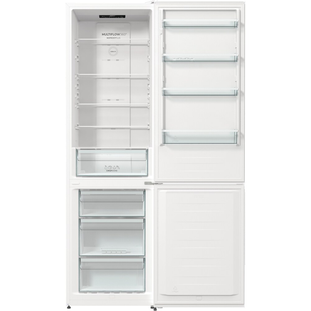 Combina frigorifica GORENJE NRK6201EW4, No Frost Plus, 331 l, H 200 cm, Clasa F, alb