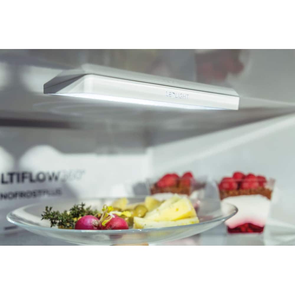 Combina frigorifica GORENJE NRK6202AXL4, No Frost Plus, 331 l, H 200 cm, Clasa E, inox