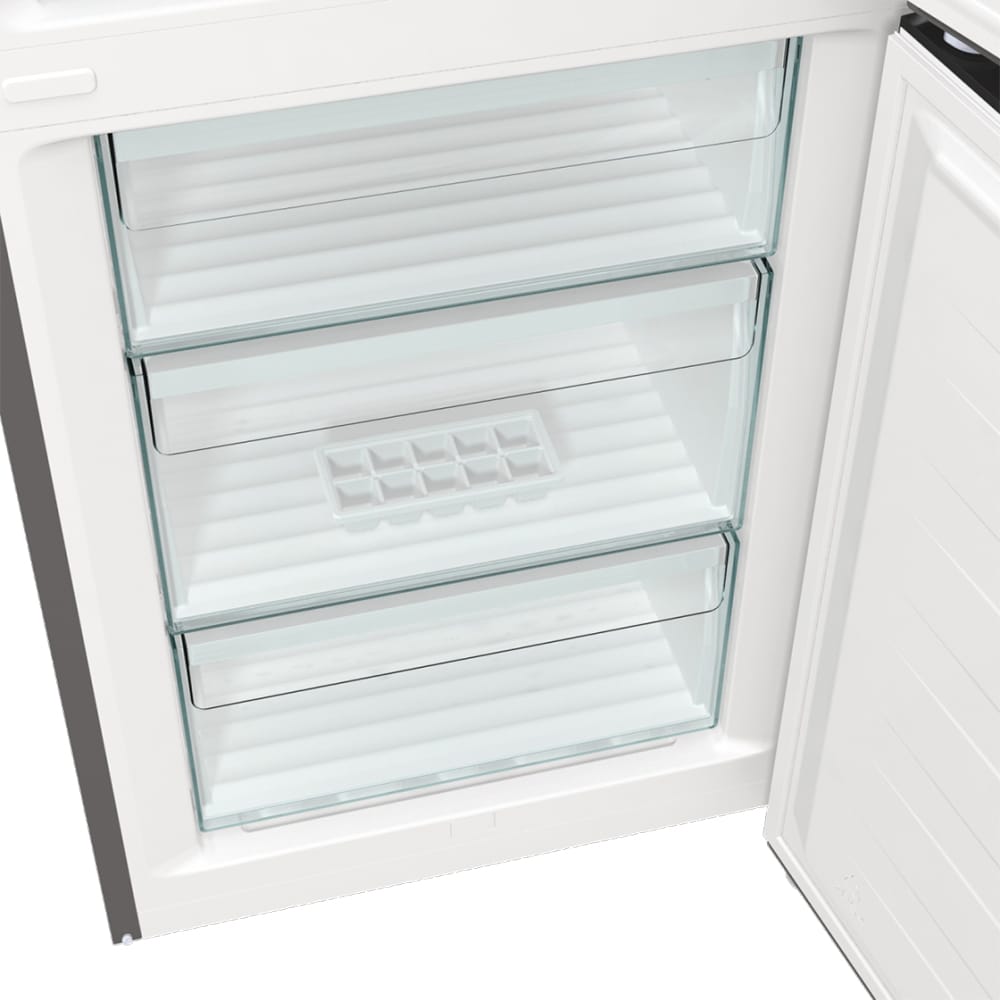 Combina frigorifica GORENJE NRK6202AXL4, No Frost Plus, 331 l, H 200 cm, Clasa E, inox