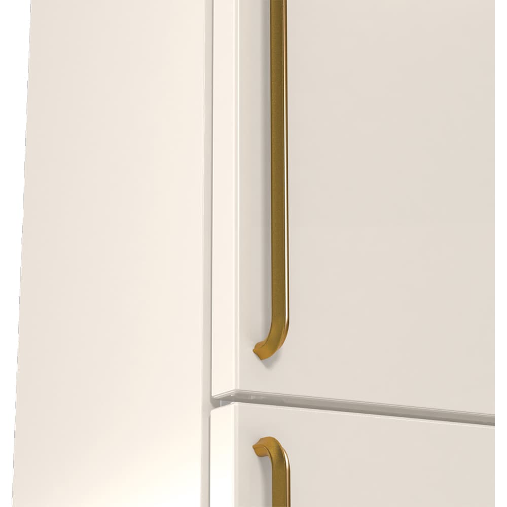 Combina frigorifica GORENJE NRK6202CLI, No Frost Plus, 331 l, H 200 cm, Clasa E, crem