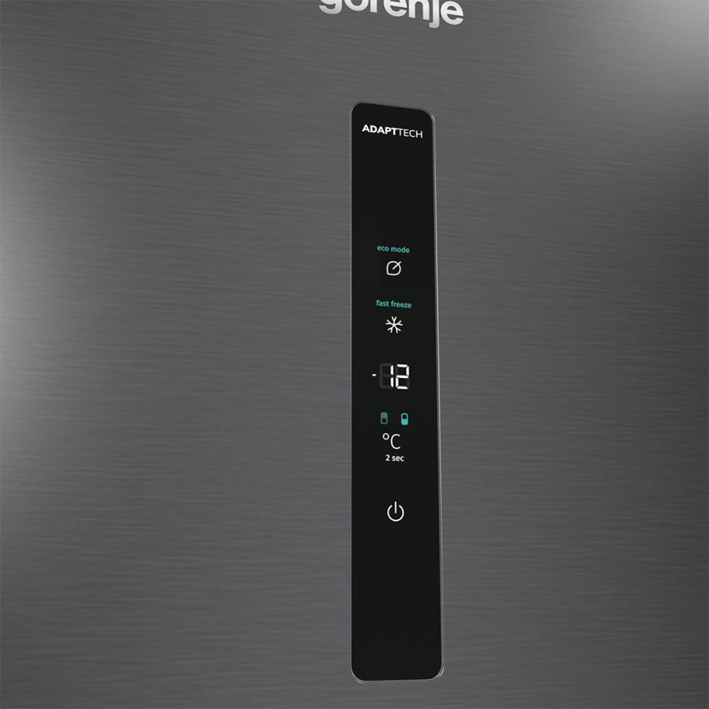 Combina frigorifica GORENJE NRK620EABXL4, No Frost Plus, 331 l, H 200 cm, Clasa E, negru