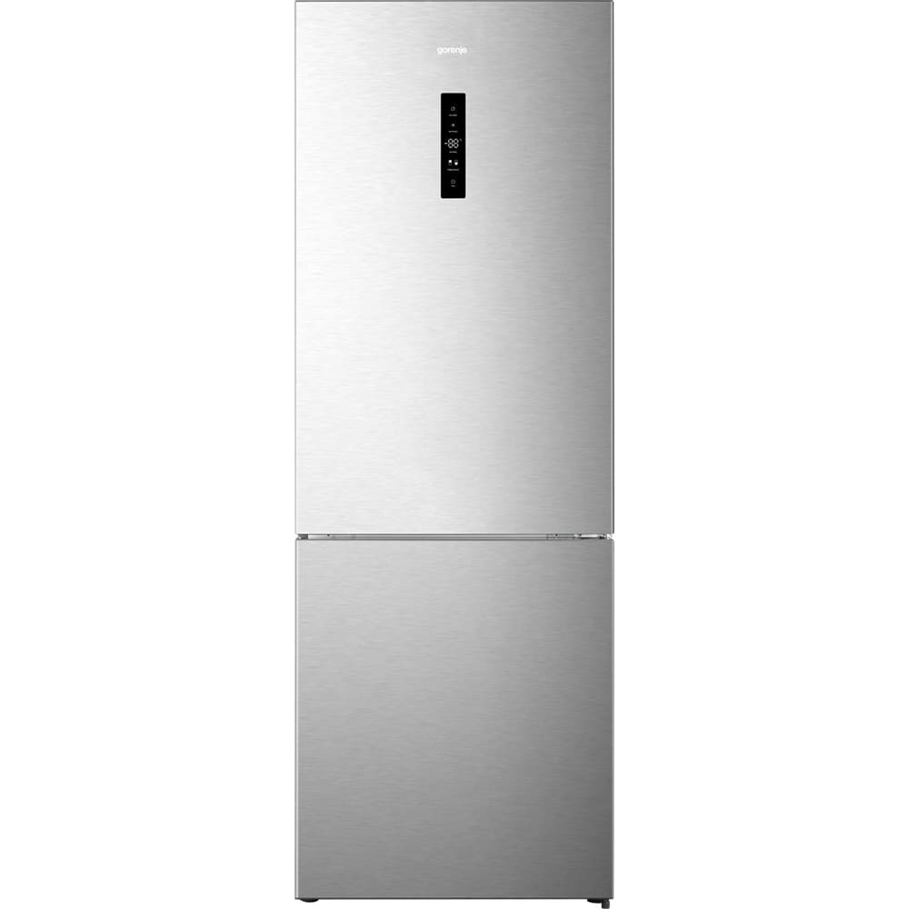 Combina frigorifica GORENJE NRK720EAXL4, No Frost Plus, 495 l, H 200 cm, Clasa E, argintiu