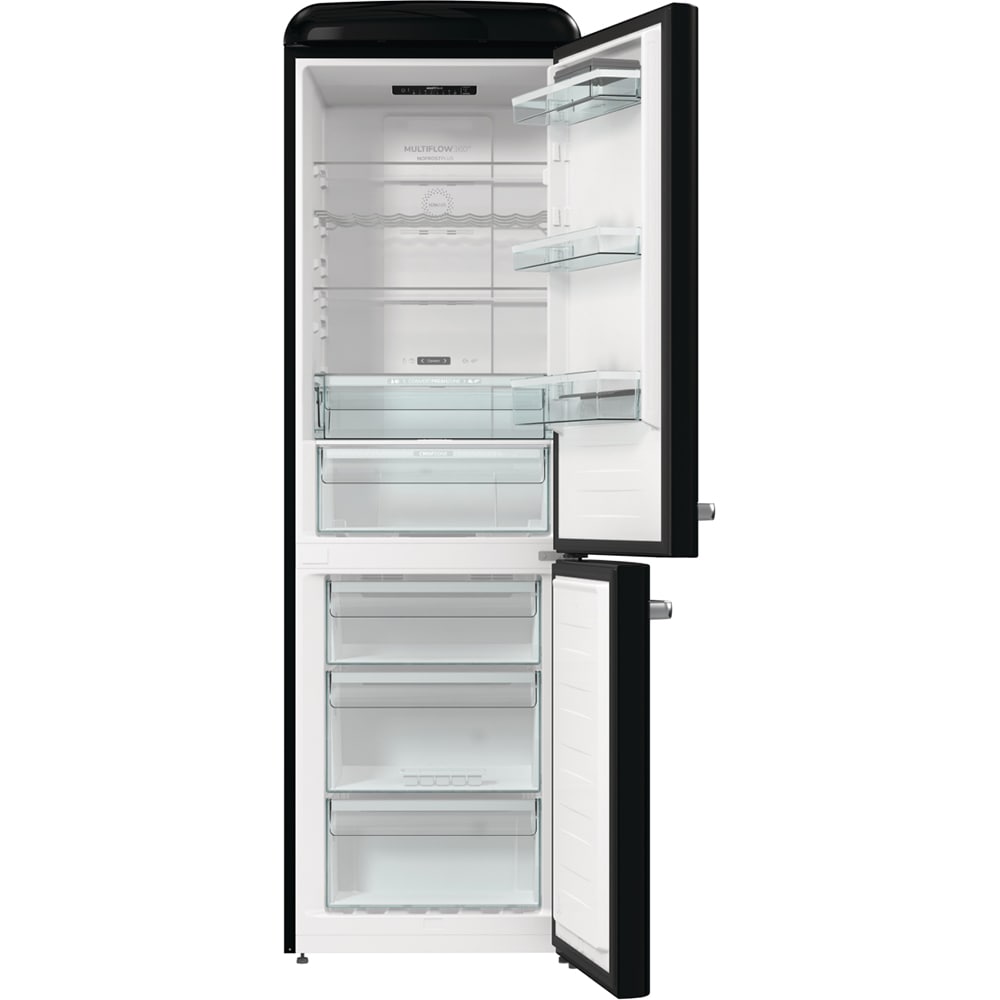 Combina frigorifica GORENJE ONRK619DBK, NoFrost Plus, 300 l, H 194 cm, Clasa D, negru